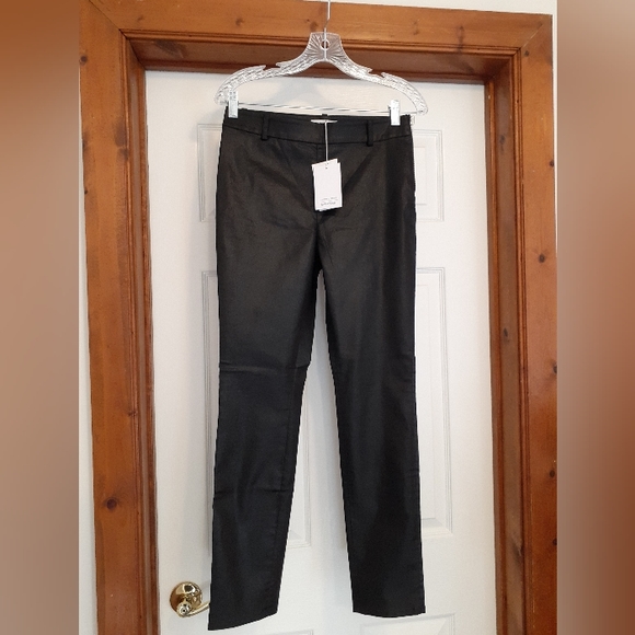 NWT & Other Stories Leather Pants Black Size EU 38 (US 6/8)! - Picture 3 of 9